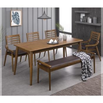 594-3 발렌시아 4인/6인 벤치 식탁 세트