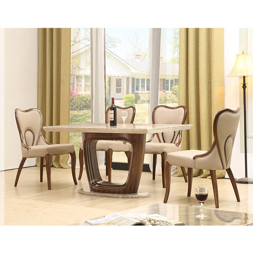 580-2 앤서니 대리석 4인 식탁 세트