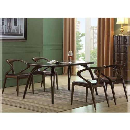 577-1 플라톤 흑단 모던 4인/6인 식탁 세트