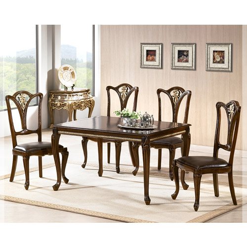 576-1 난초 4인 식탁 세트