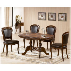 576-2 쌍다리 4인 식탁 세트