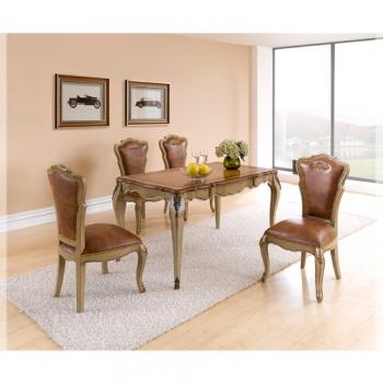 569-3 몽마르 4인/6인 식탁 세트(빈티지그린)