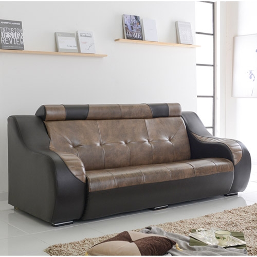 MJ-05 대박이 가죽콤비 3인소파