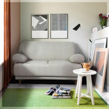 2092-5 EN 2인 패브릭룩레더 소파