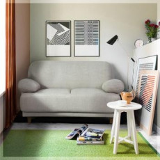 2092-5 EN 2인 패브릭룩레더 소파