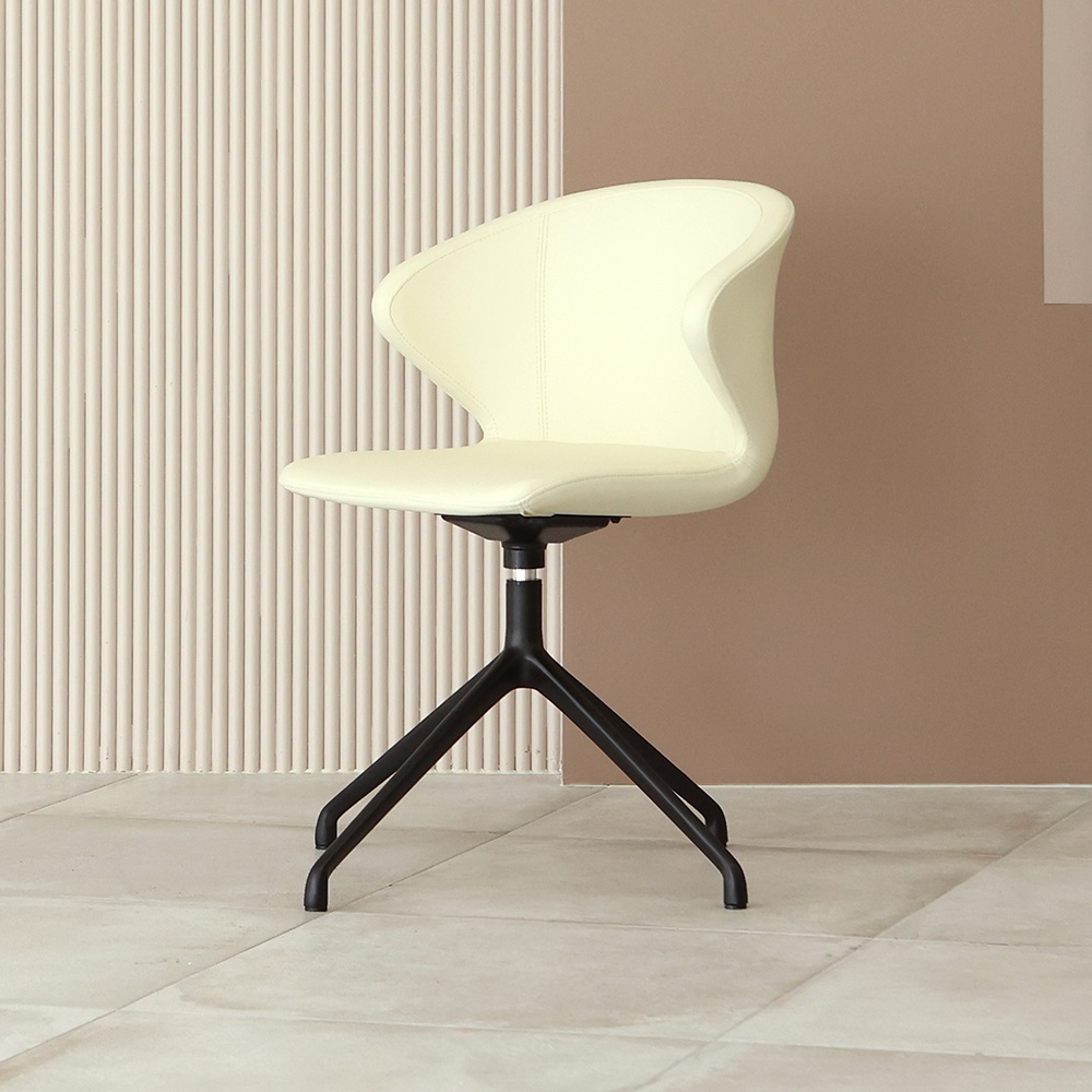 스푼 체어. Spoon chair (아이보리)