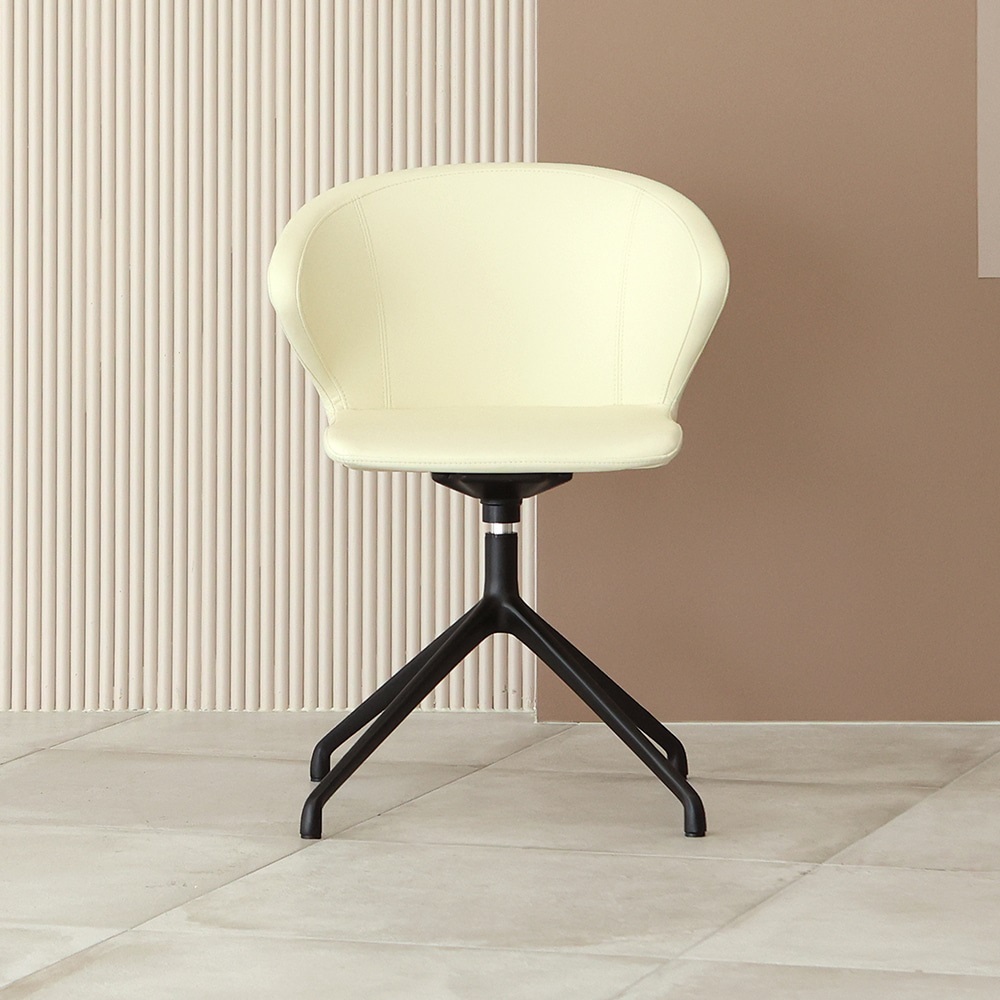 스푼 체어. Spoon chair (아이보리)