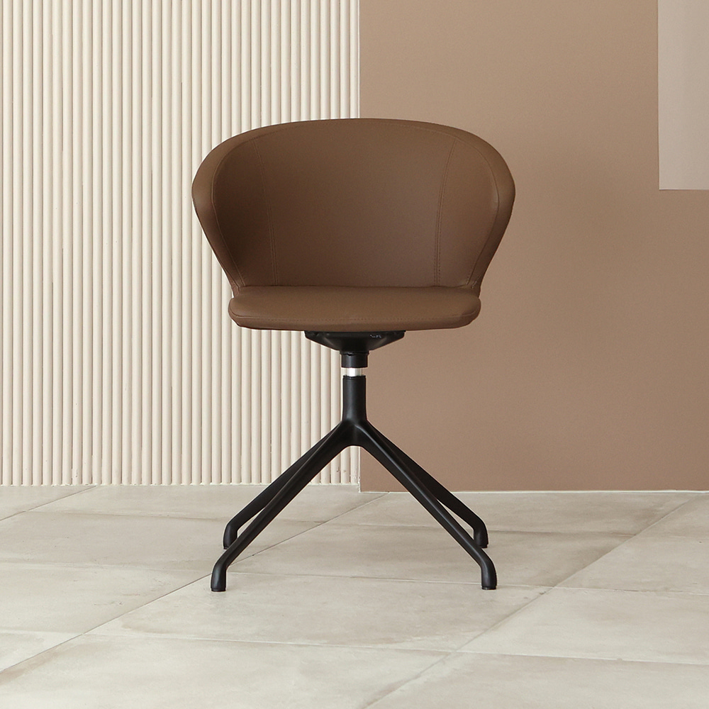 스푼 체어. Spoon chair (브라운)