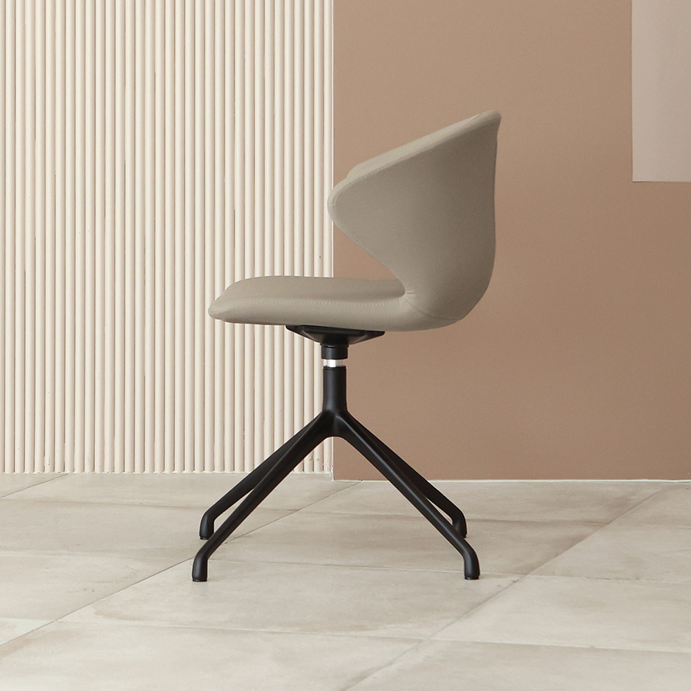 스푼 체어. Spoon chair (그레이)