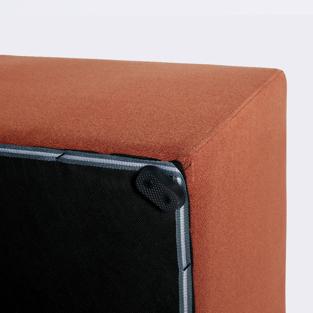 티스툴[사각]. T-stool (다크오렌지)