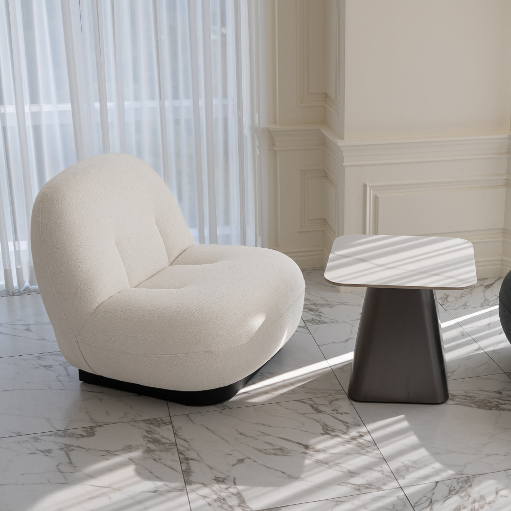 줌 라운지 체어. Zoom lounge chai (아이보리)