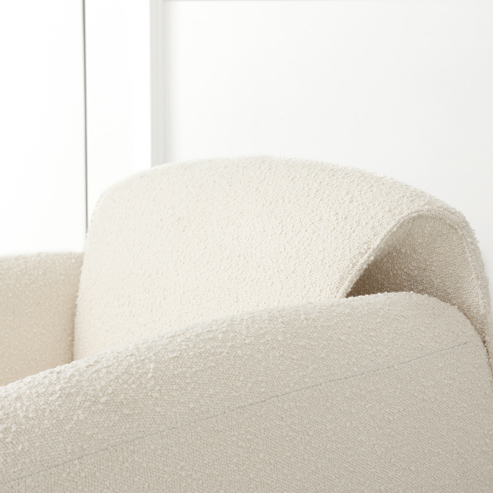 테일러 라운지 체어. Taylor lounge chair (아이보리)