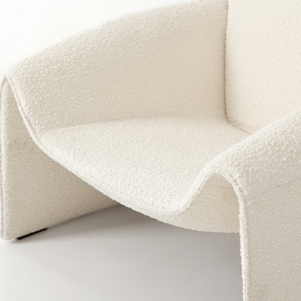 테일러 라운지 체어. Taylor lounge chair (아이보리)