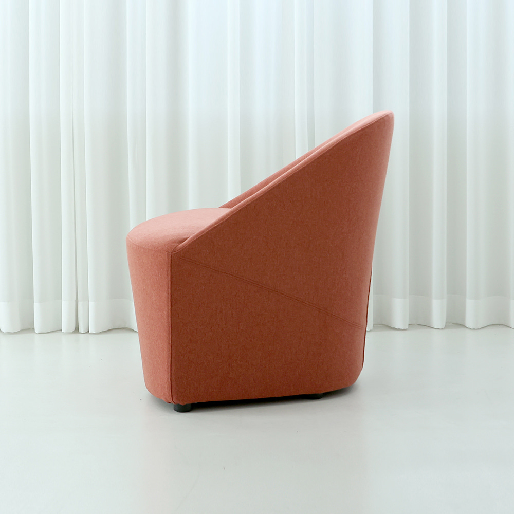 도브 라운지 체어. Dove lounge chair (다크오렌지)
