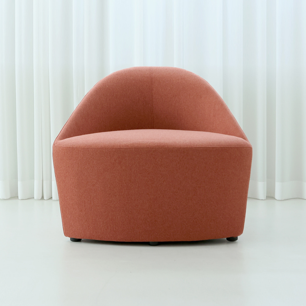 도브 라운지 체어. Dove lounge chair (다크오렌지)