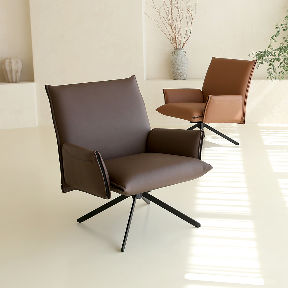 쿡쿡 라운지 체어. Cokcok Lounge chair (카멜)