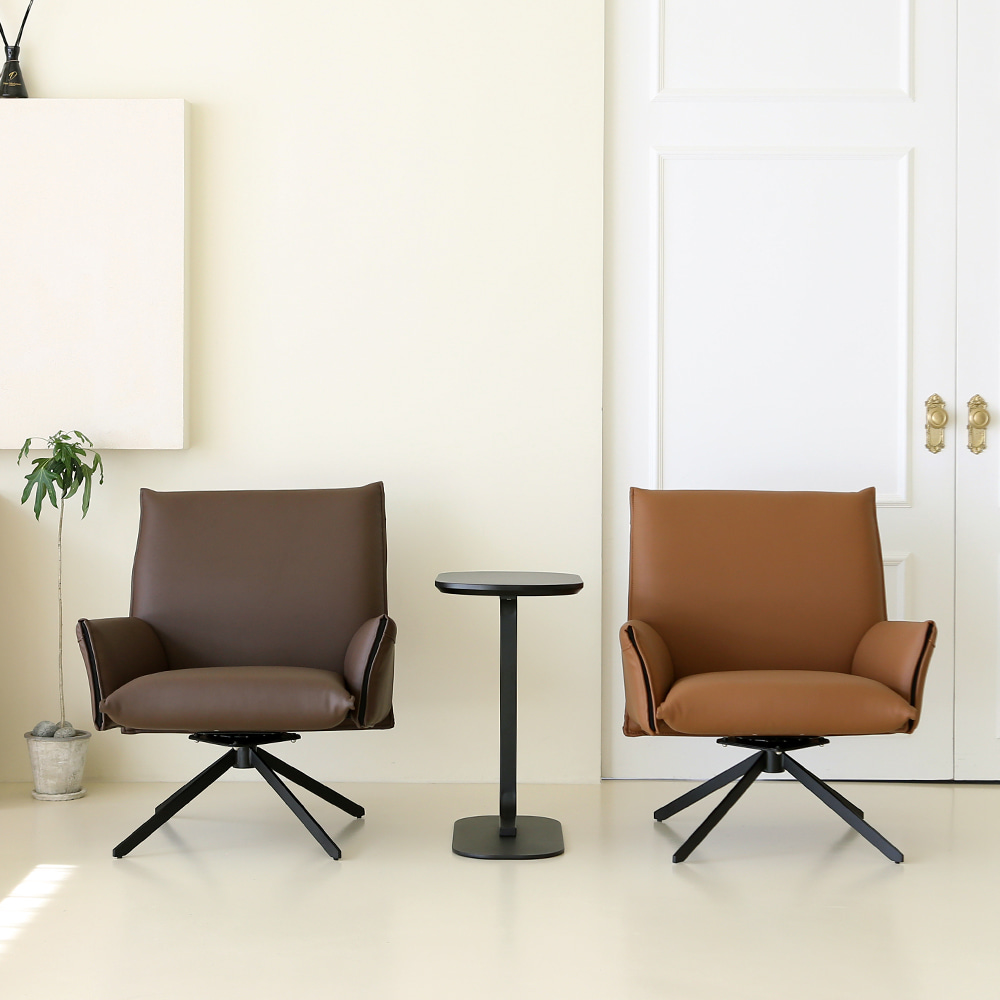 쿡쿡 라운지 체어. Cokcok Lounge chair (브라운)