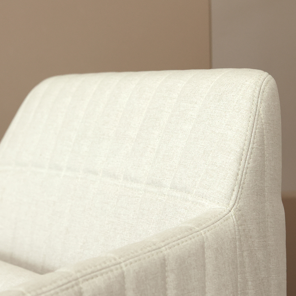 프린스 싱글 소파. Prince single sofa (크림)