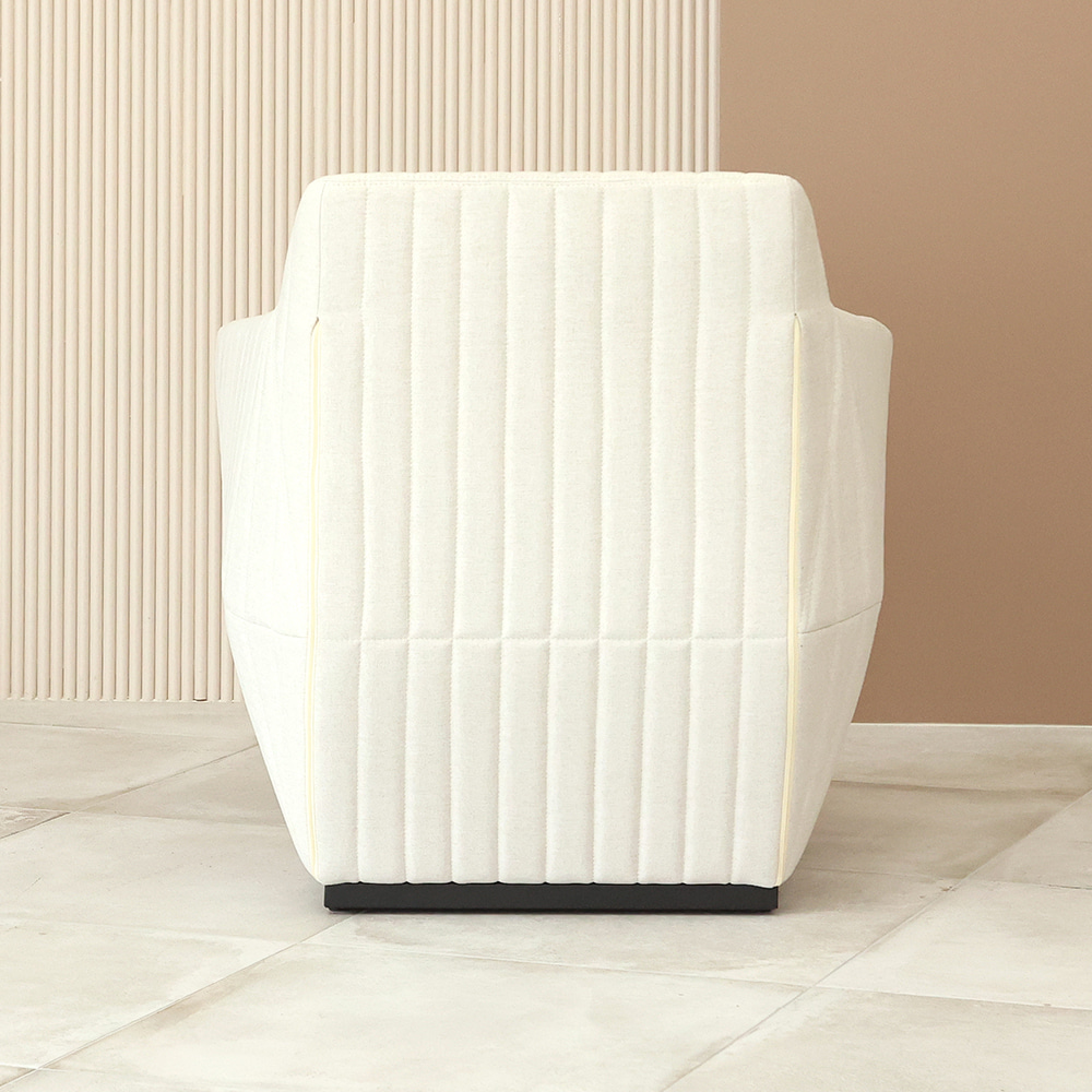 프린스 싱글 소파. Prince single sofa (크림)