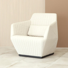 프린스 싱글 소파. Prince single sofa (크림)