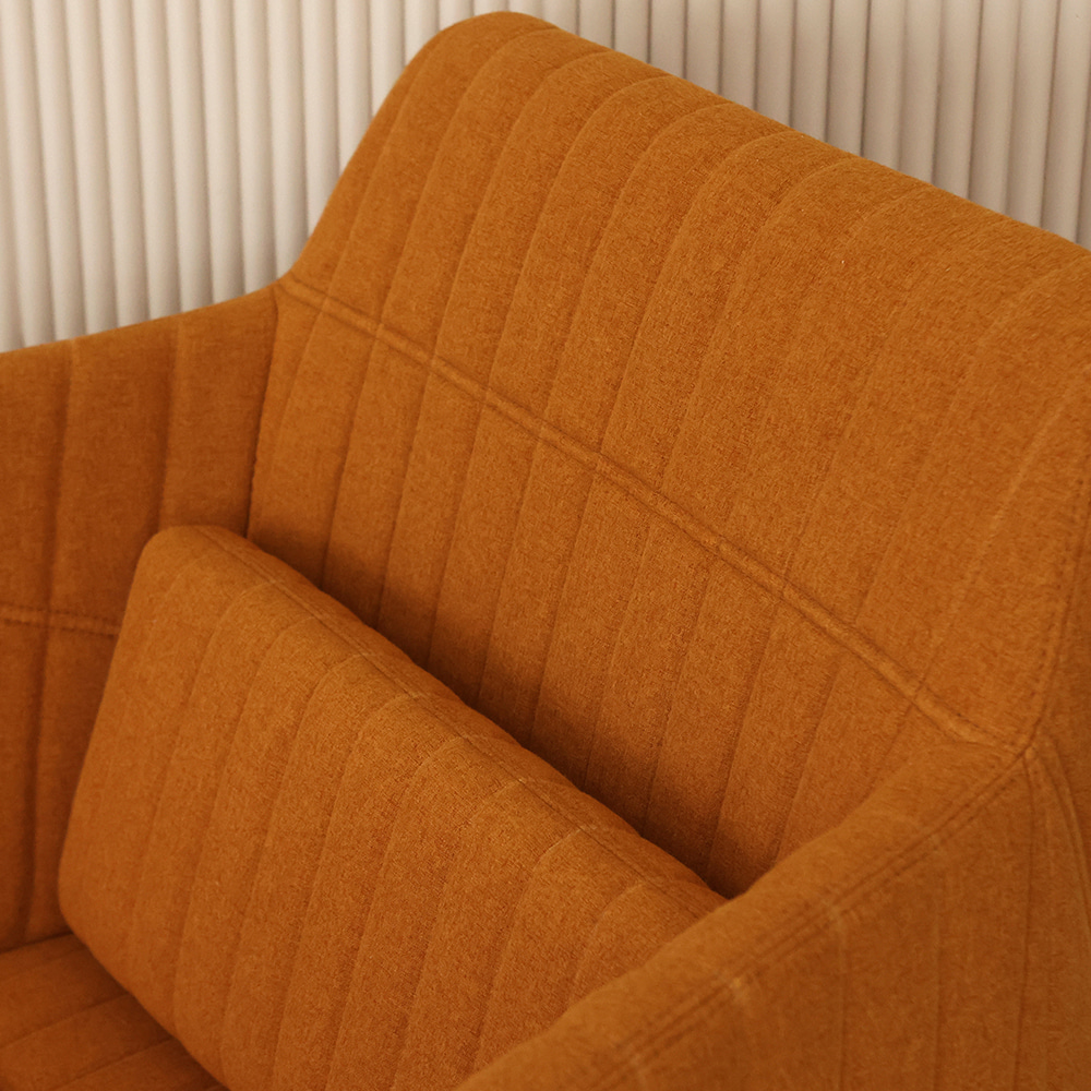 프린스 싱글 소파. Prince single sofa (머스타드)