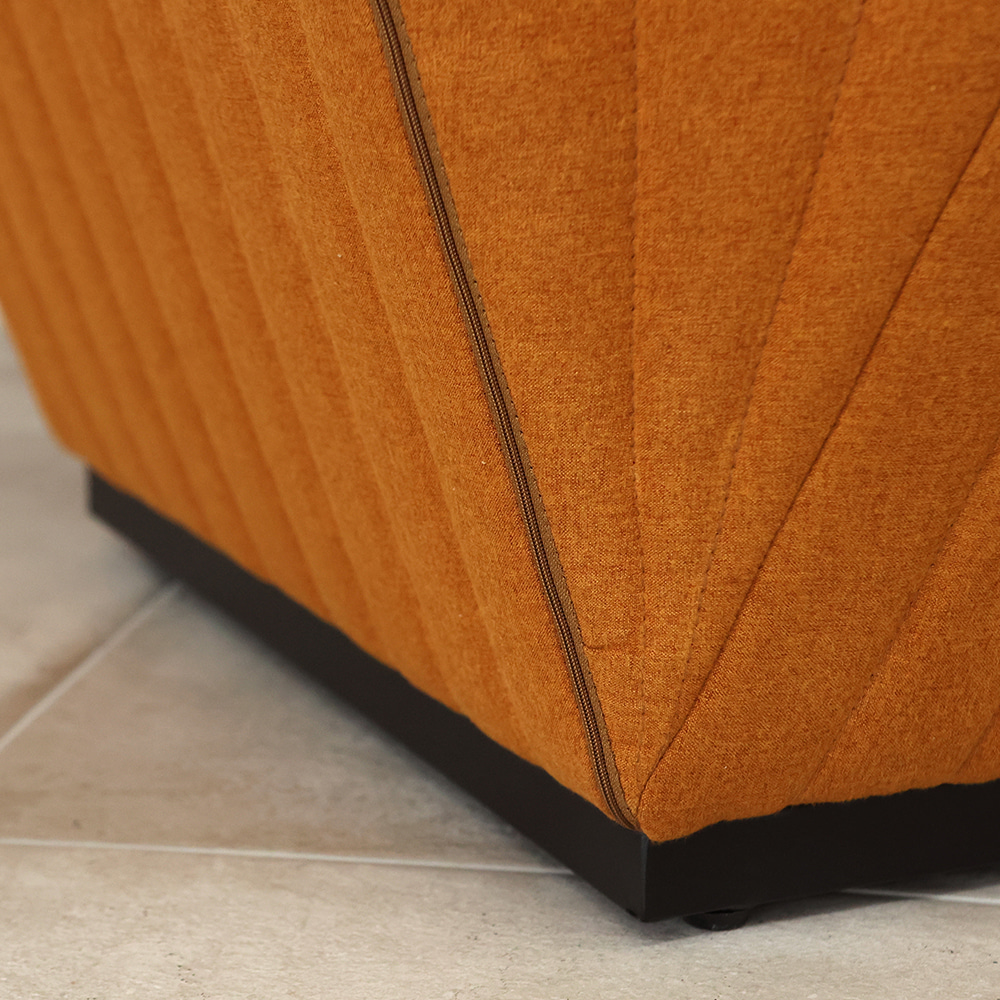 프린스 싱글 소파. Prince single sofa (머스타드)