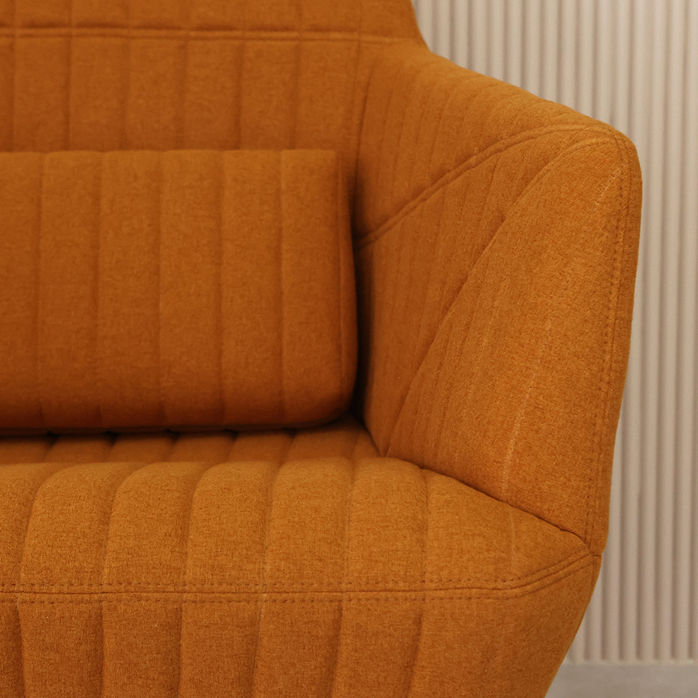 프린스 싱글 소파. Prince single sofa (머스타드)