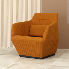 프린스 싱글 소파. Prince single sofa (머스타드)