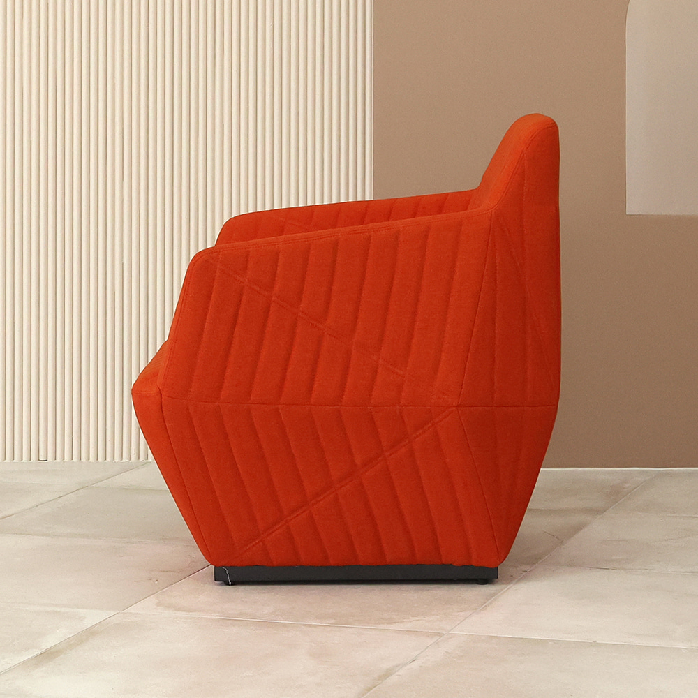 프린스 싱글 소파. Prince single sofa (레드)