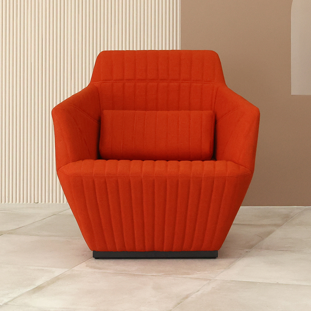 프린스 싱글 소파. Prince single sofa (레드)