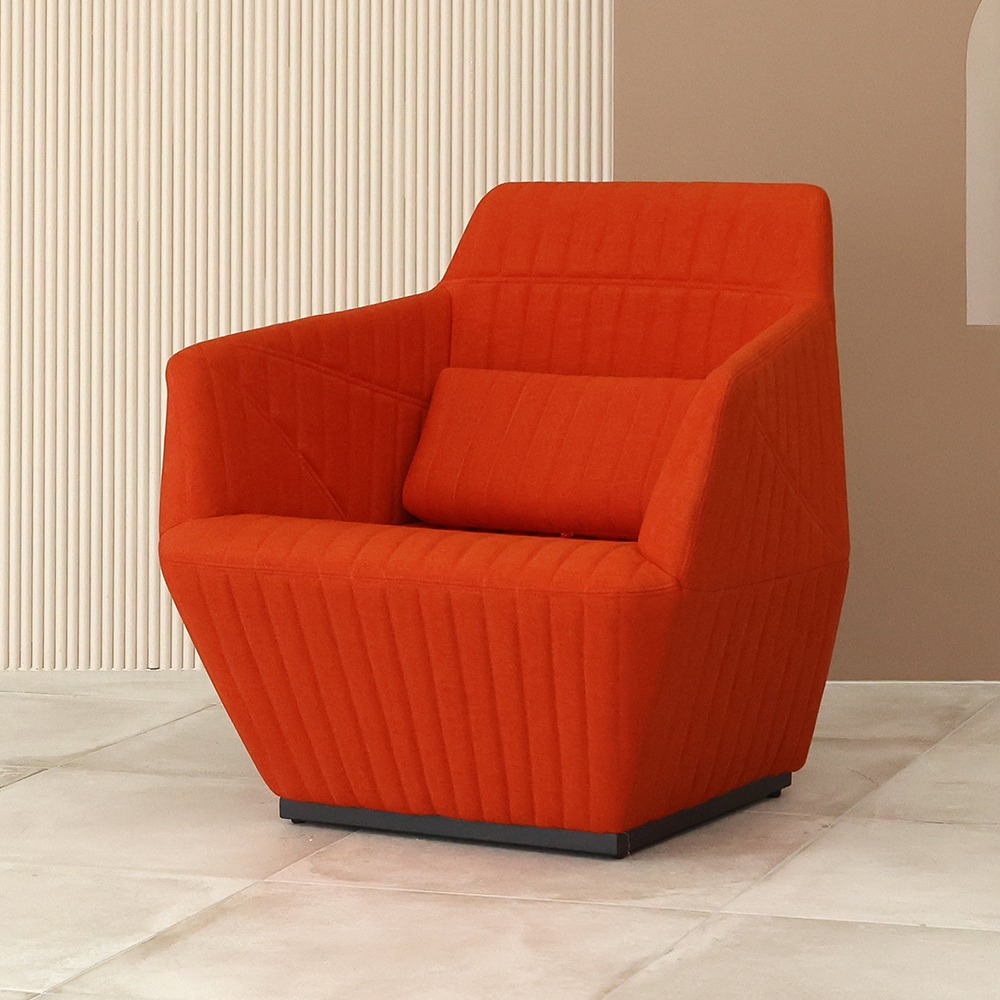 프린스 싱글 소파. Prince single sofa (레드)