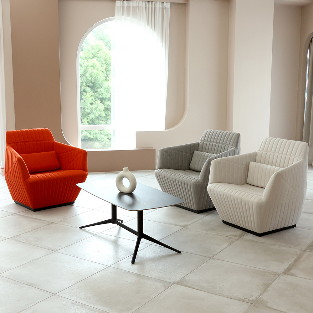 프린스 싱글 소파. Prince single sofa (그레이)