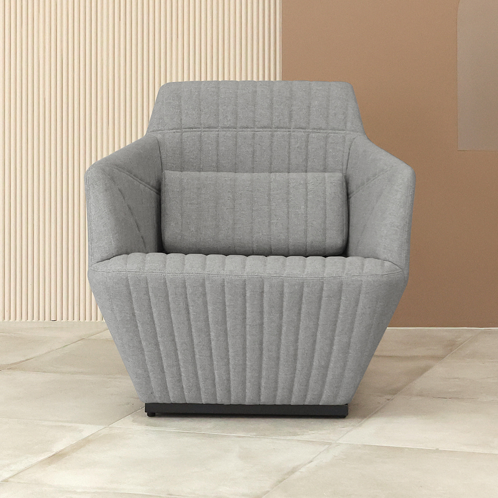 프린스 싱글 소파. Prince single sofa (그레이)