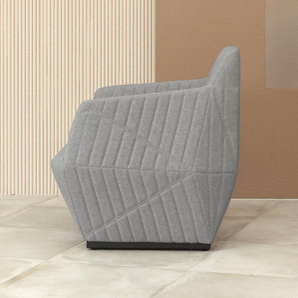 프린스 싱글 소파. Prince single sofa (그레이)