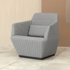 프린스 싱글 소파. Prince single sofa (그레이)