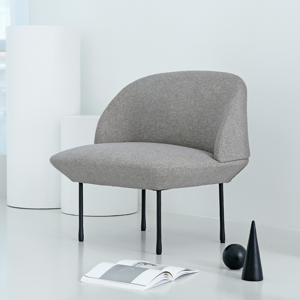 리파 싱글 소파. Lipa single sofa (그레이)