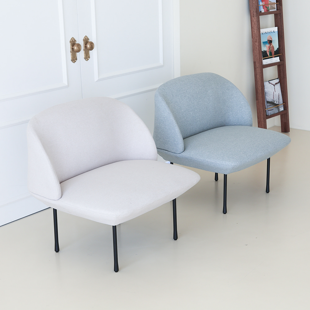 리파 싱글 소파. Lipa single sofa (라이트블루)