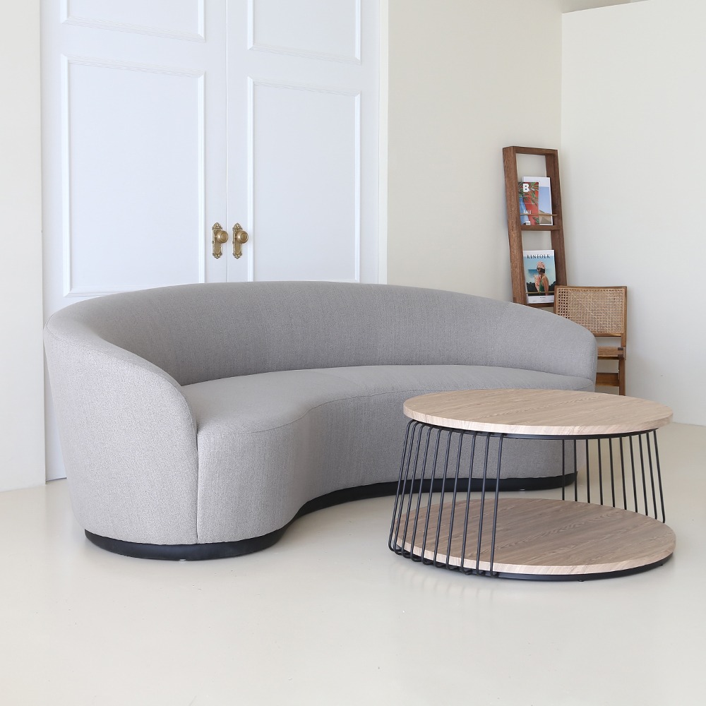 하바나 3인 소파. Havana 3 seater sofa (라이트그레이)