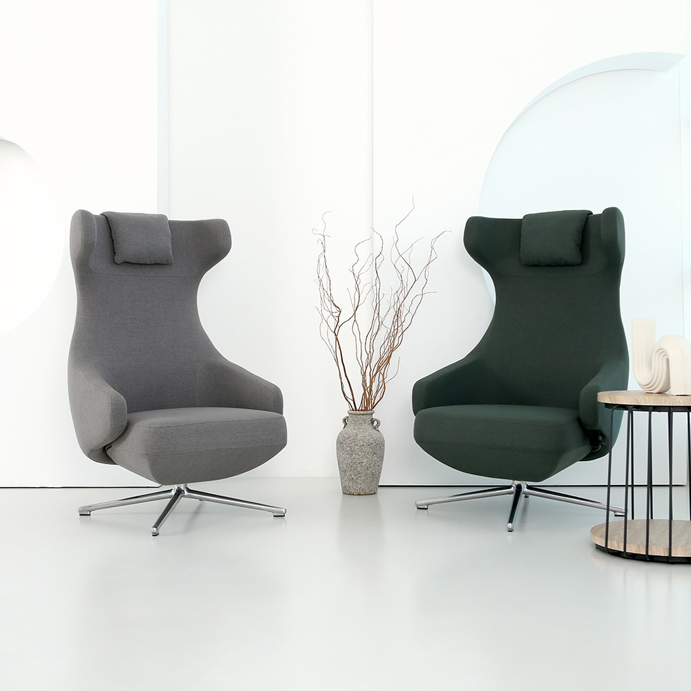 루이스 싱글 소파. Louis single sofa (그레이)