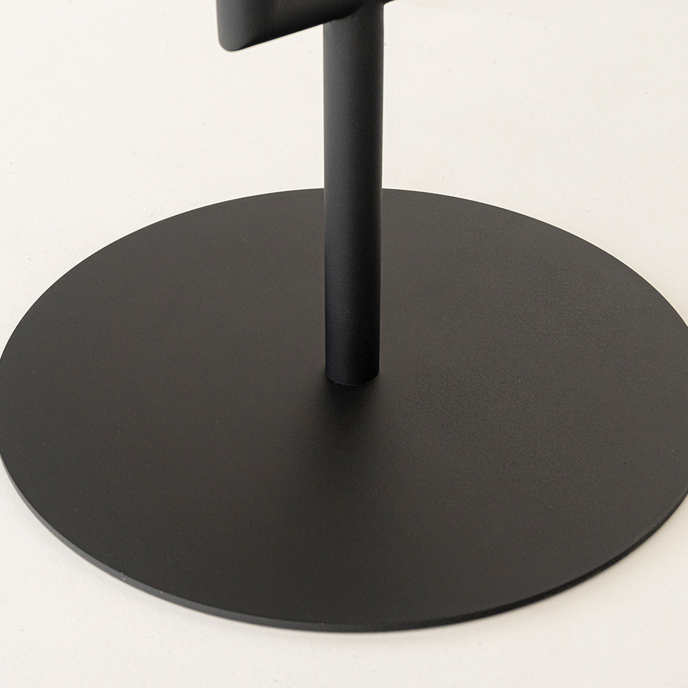 포더 스몰 다이닝 테이블. For the small dining table (블랙)