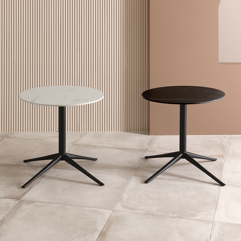 브릿지 사이드 테이블. Bridge sdie table (화이트세라믹)