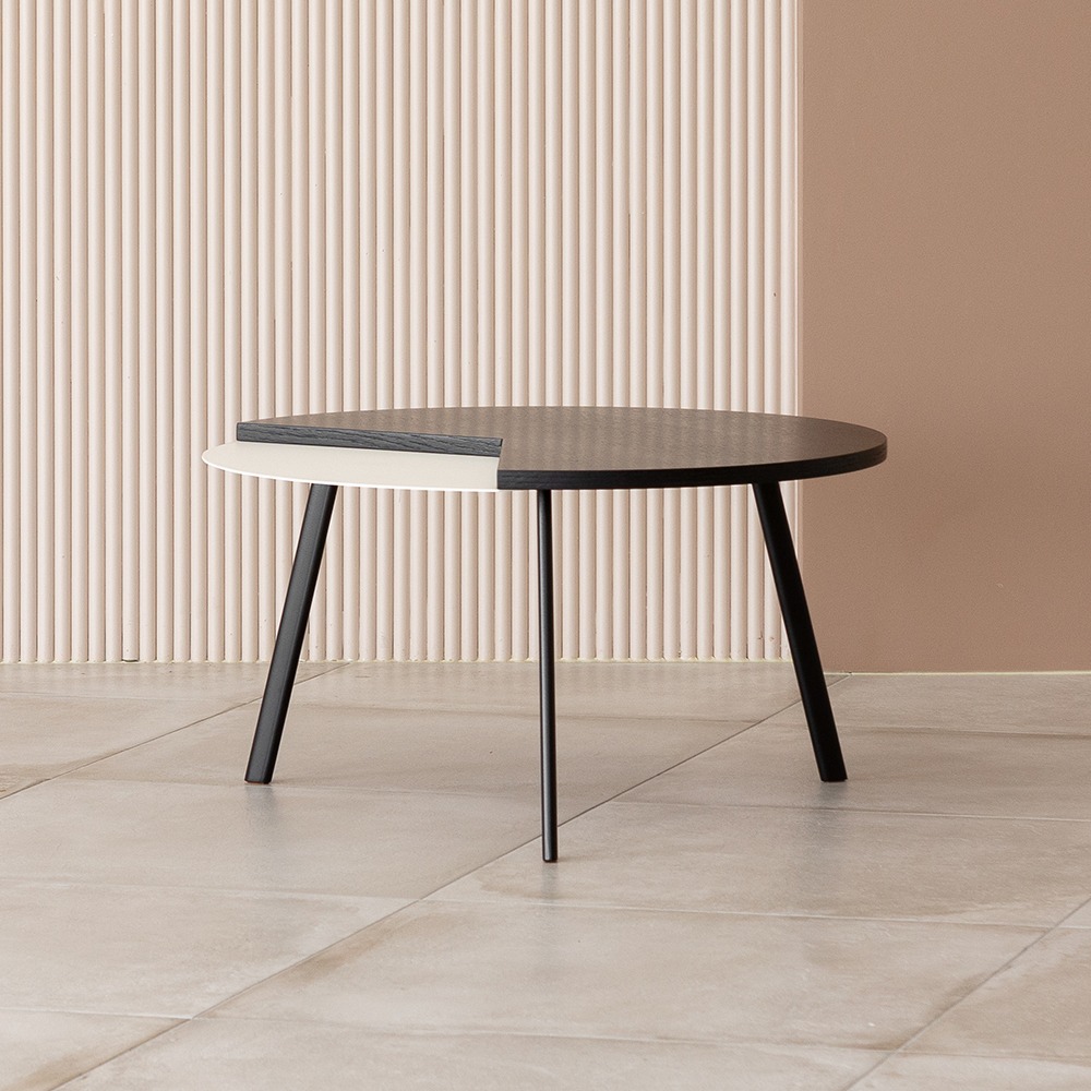 팩맨 소파 테이블. Packman sofa table (화이트블랙)