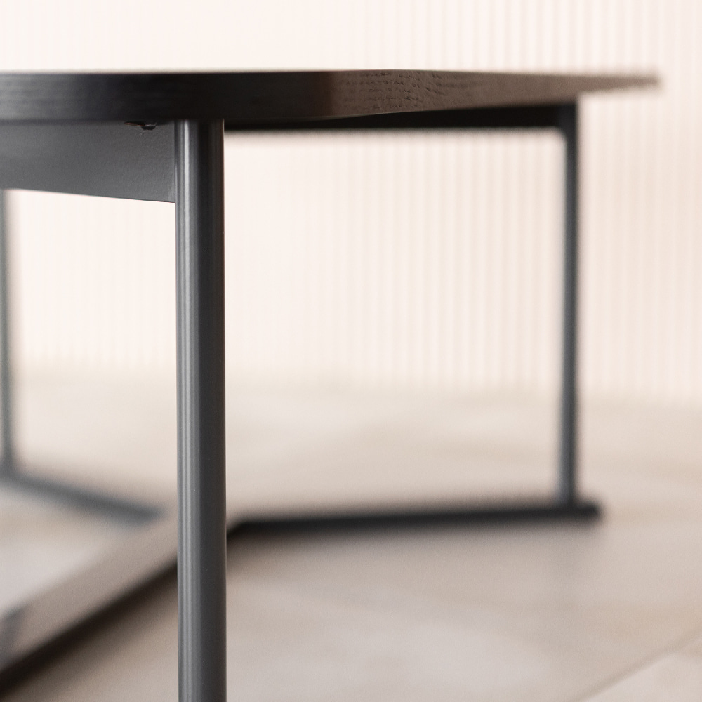 와이어 소파 테이블. Wire sofa table (블랙)