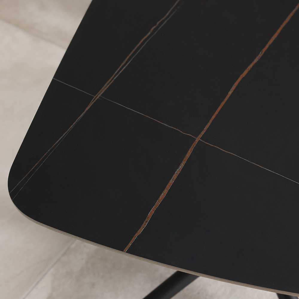 브릿지 소파 테이블. Bridge sofa table (블랙세라믹)