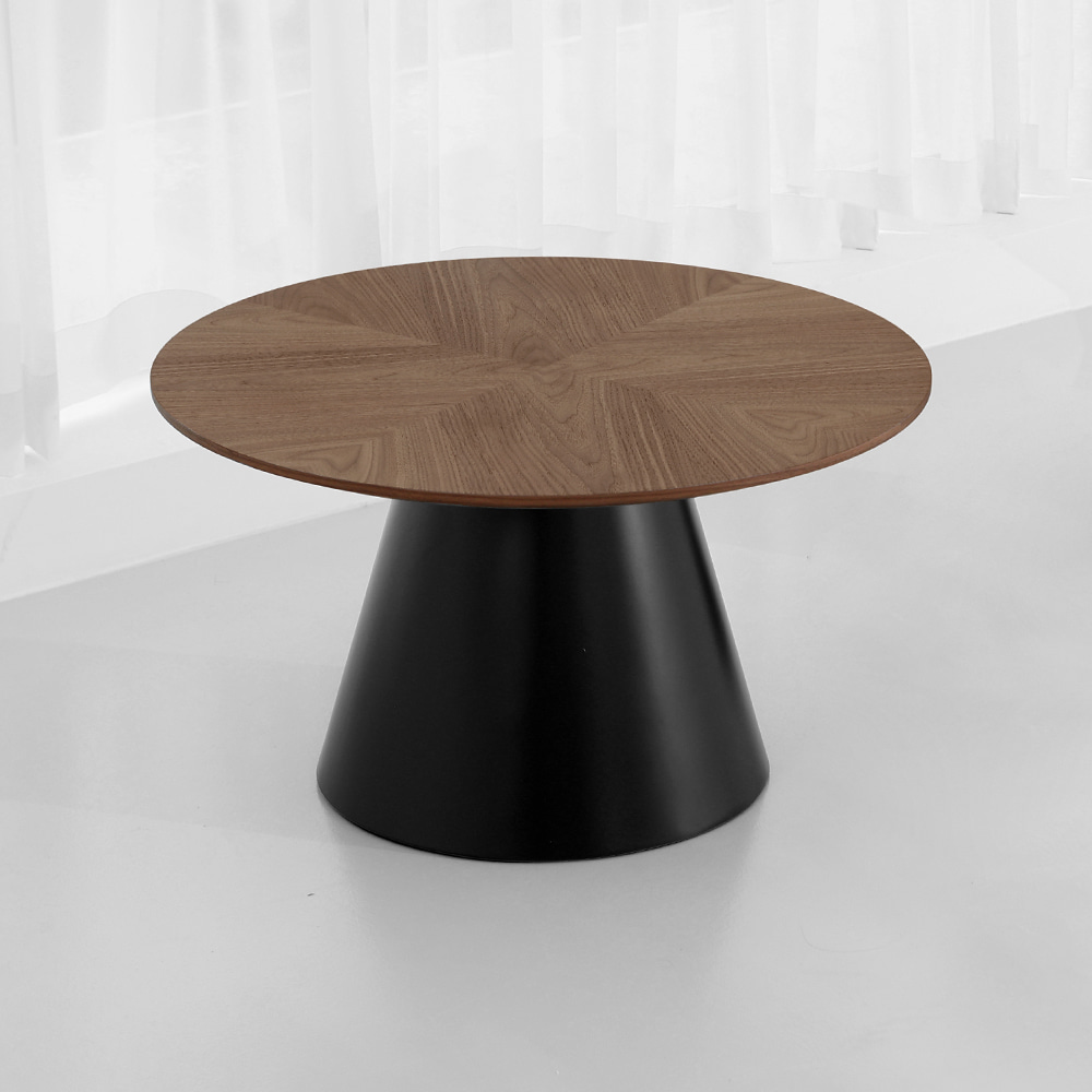 코운 소파 테이블. Coon sofa table (월넛-블랙)