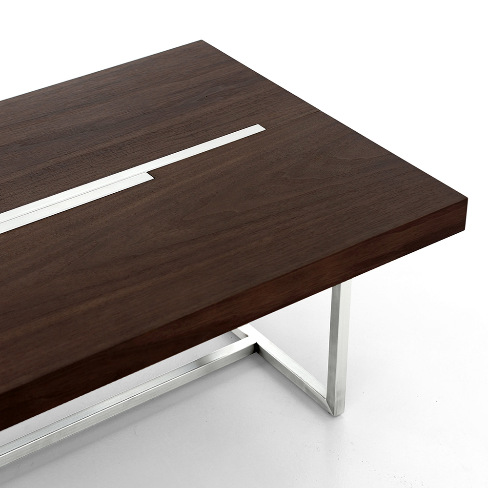 스테레오 소파 테이블. Stereo sofa table (월넛)