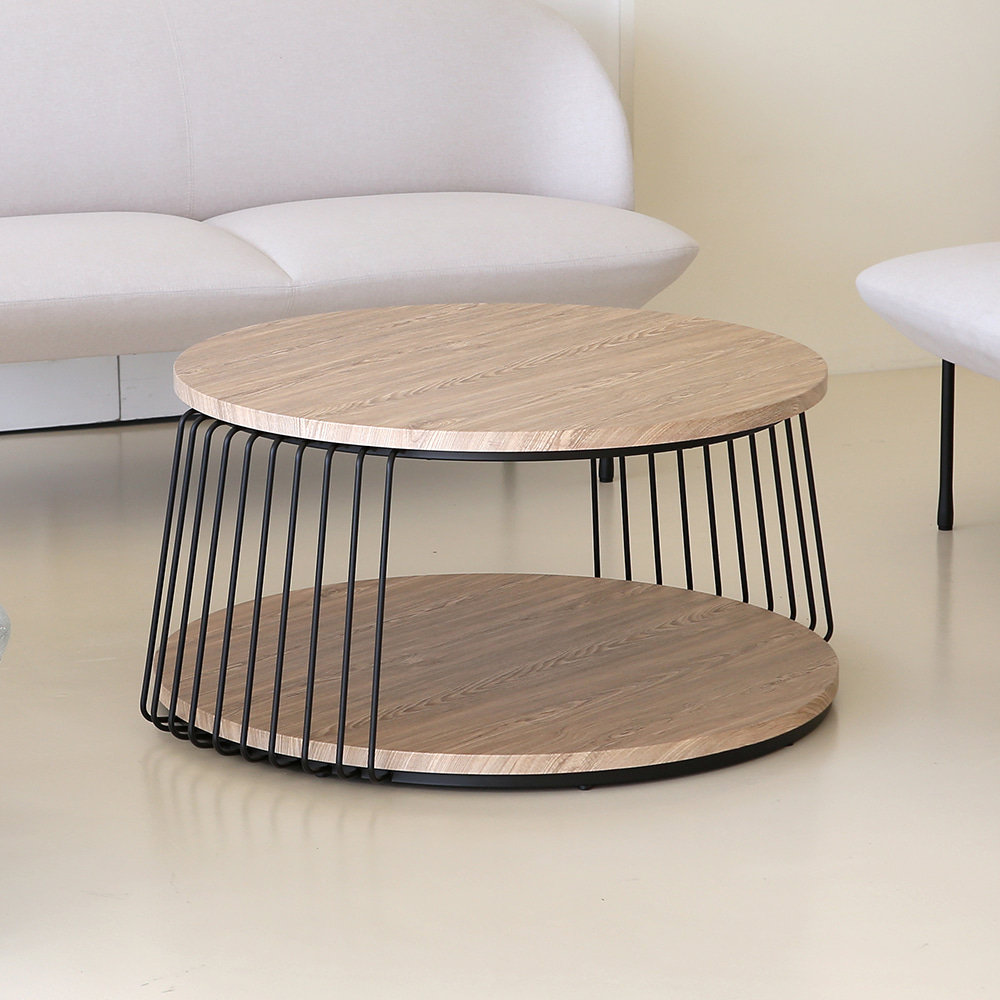 위드 라운드 테이블. Weed round table (오크)