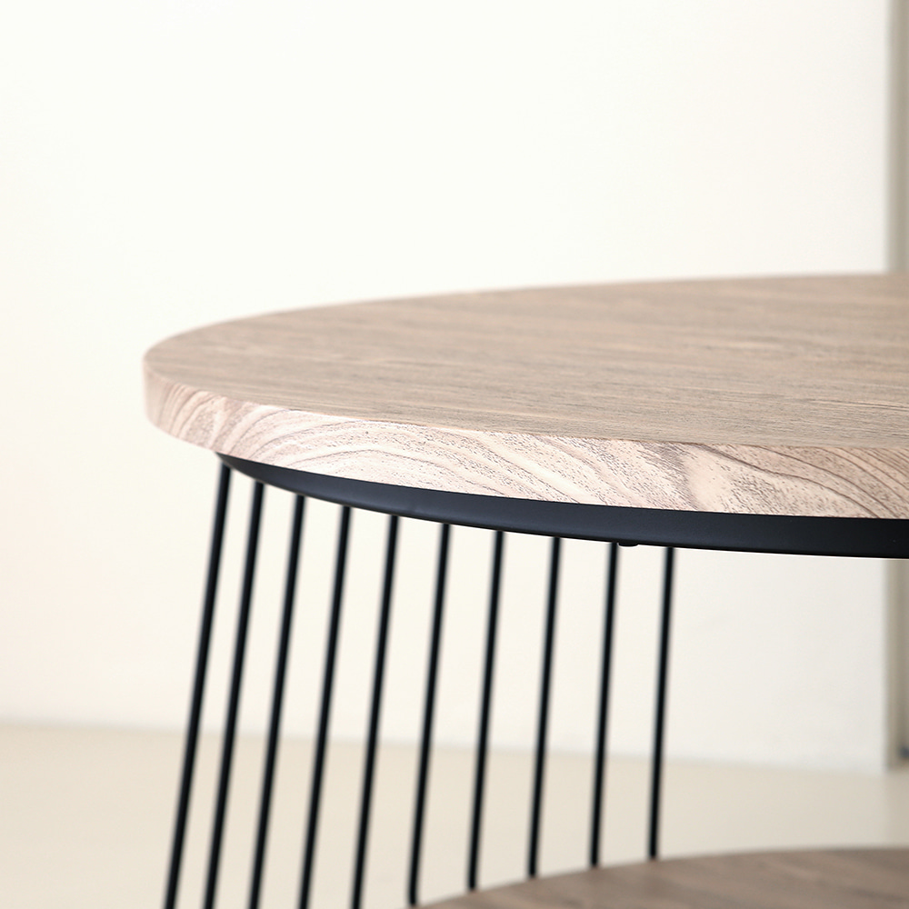 위드 라운드 테이블. Weed round table (오크)