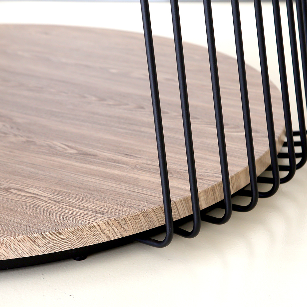 위드 라운드 테이블. Weed round table (오크)