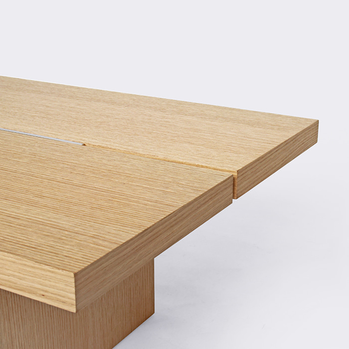 모노 소파 테이블. Mono sofa table (내츄럴)